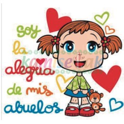 Prediseño "Soy la alegría de mis abuelos"