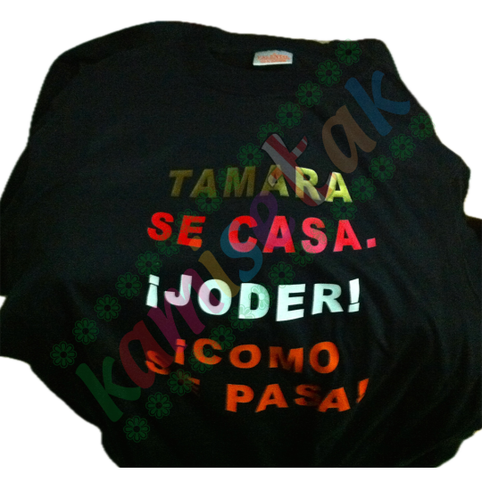 DESPEDIDAS y CUMPLEAÑOS: EJEMPLOS  de camisetas personalizadas.