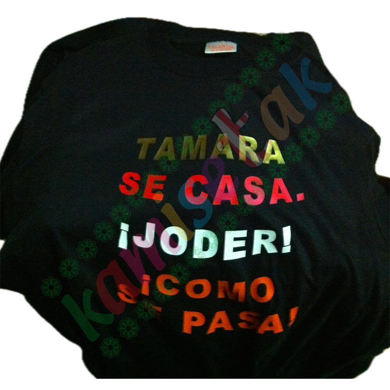 DESPEDIDAS y CUMPLEAÑOS: EJEMPLOS  de camisetas personalizadas.
