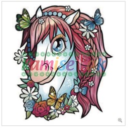 Prediseño "Caballo flores"