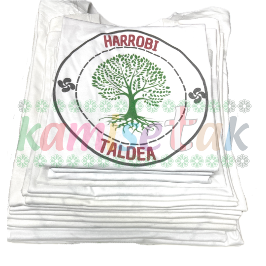 BLANCAS. CUADRILLAS DE FIESTAS: EJEMPLOS  de camisetas personalizadas BLANCAS.