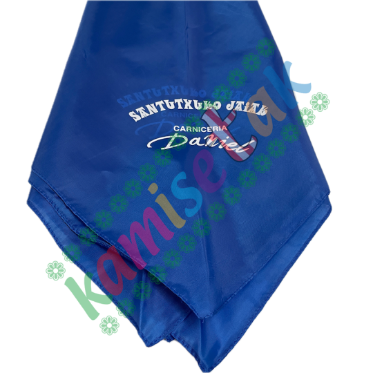 PAÑUELOS: EJEMPLOS  de pañuelos de fiesta personalizados.