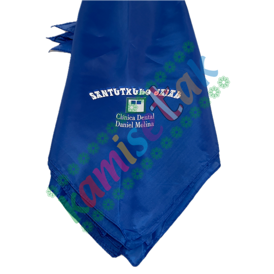 PAÑUELOS: EJEMPLOS  de pañuelos de fiesta personalizados.