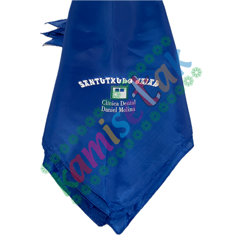 PAÑUELOS: EJEMPLOS  de pañuelos de fiesta personalizados.