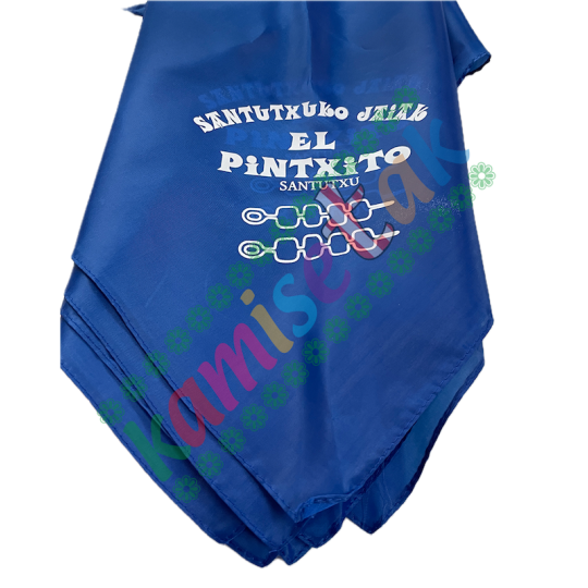 PAÑUELOS: EJEMPLOS  de pañuelos de fiesta personalizados.