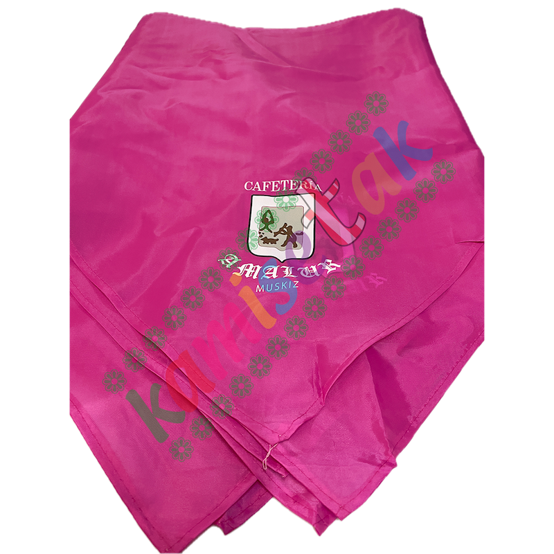 PAÑUELOS: EJEMPLOS  de pañuelos de fiesta personalizados.