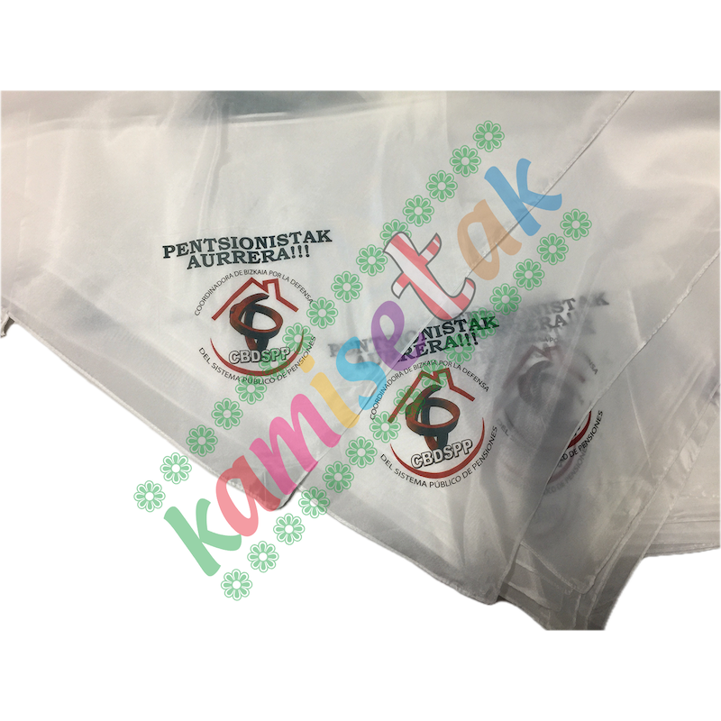 PAÑUELOS: EJEMPLOS  de pañuelos de fiesta personalizados.