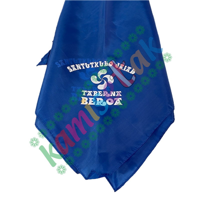 PAÑUELOS: EJEMPLOS  de pañuelos de fiesta personalizados.