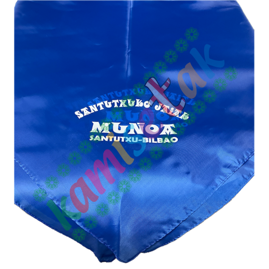 PAÑUELOS: EJEMPLOS  de pañuelos de fiesta personalizados.