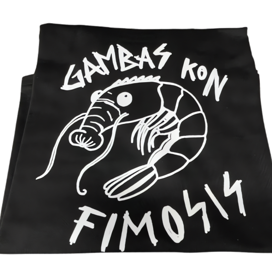 Camisetas negras Gambas con Fimosis