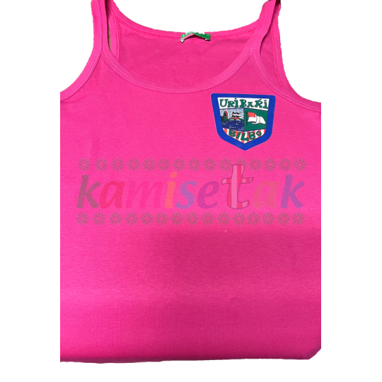 Camiseta magenta de tirantes Uribarri