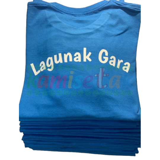 Camisetas azules de fiestas Lagunak Gara
