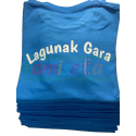 Camisetas azules de fiestas Lagunak Gara