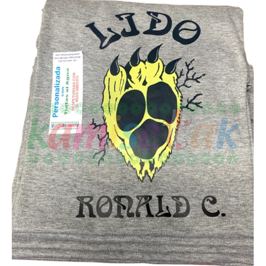 Camisetas grises de fiestas Lido Ronald C.