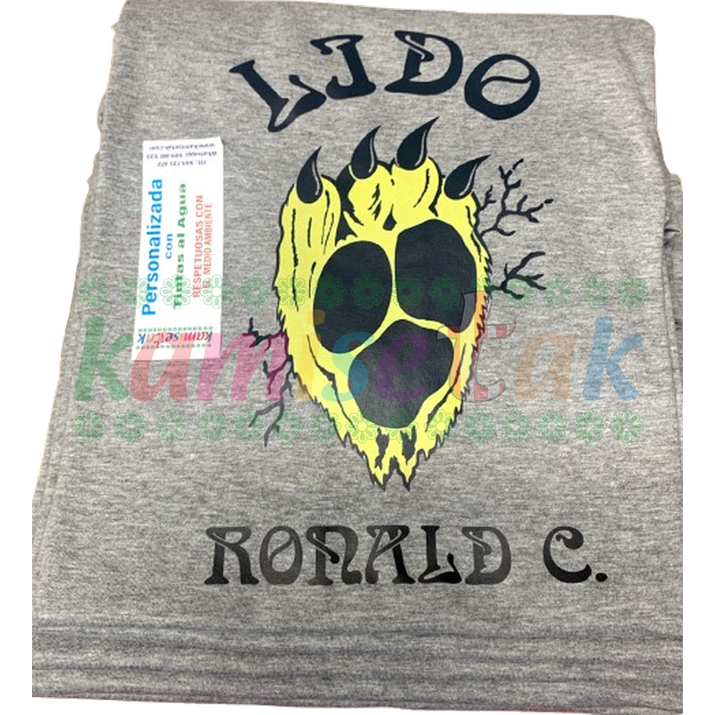 Camisetas grises de fiestas Lido Ronald C.