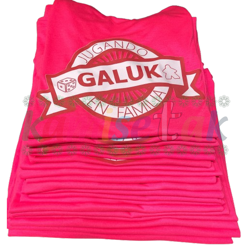 Camisetas magenta de fiestas Galuk