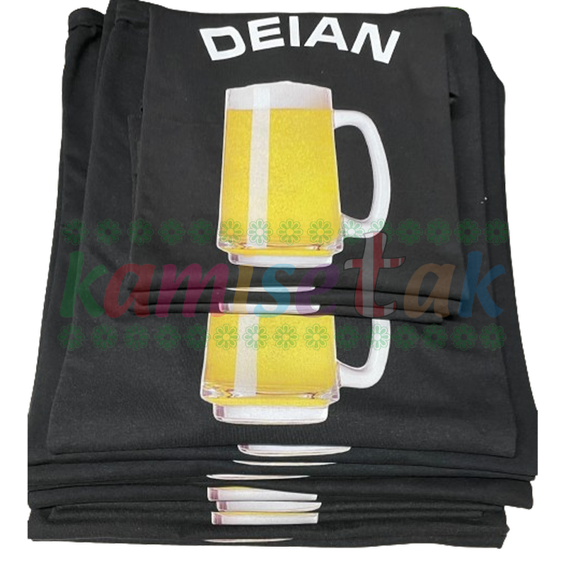 Camisetas negras de fiestas Deian