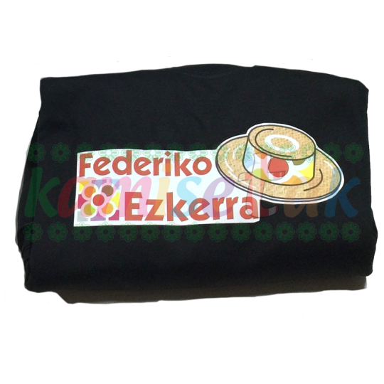 Camisetas negras de fiestas Federiko Ezkerra
