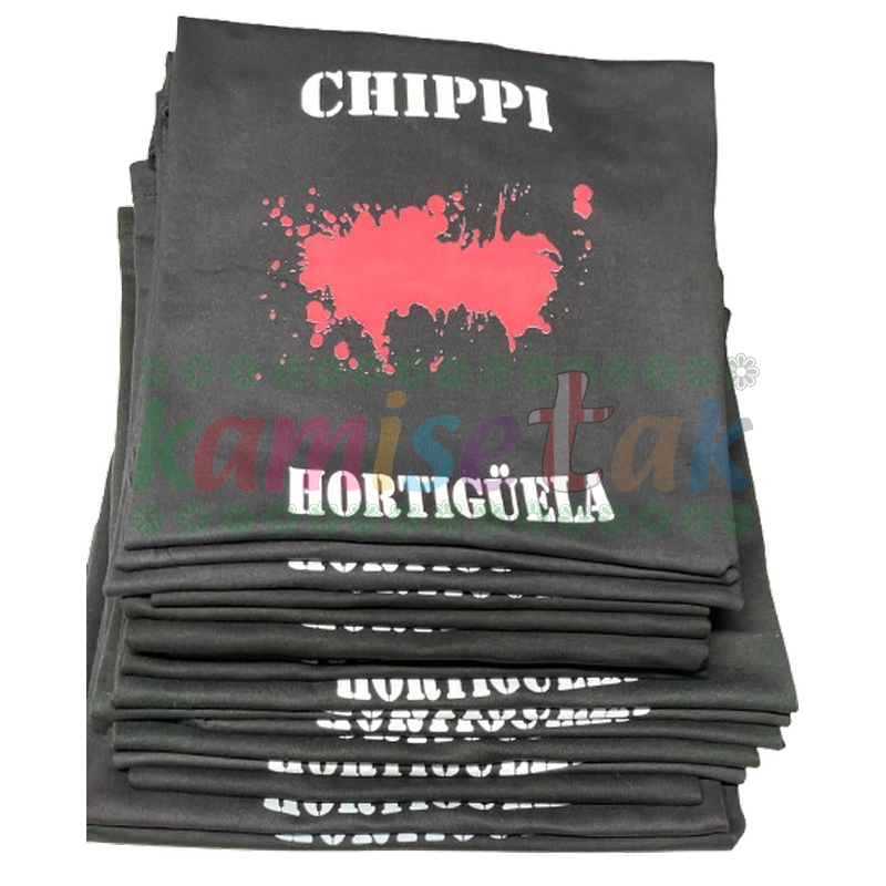 Camisetas negras de fiestas Chippi Hortigüela