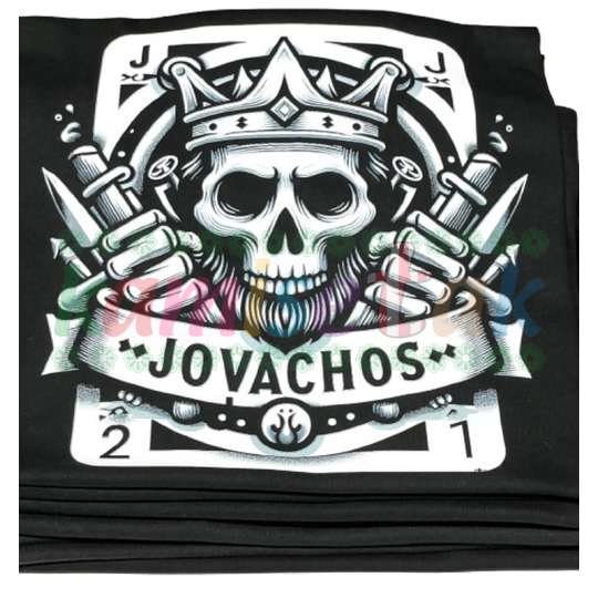 Camisetas negras de fiestas Jovachos