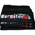 Camisetas negras de fiestas Callejeros Marmiteros