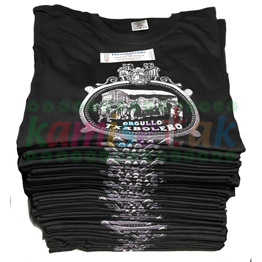 Camisetas negras de fiestas Orgullo Txabolero