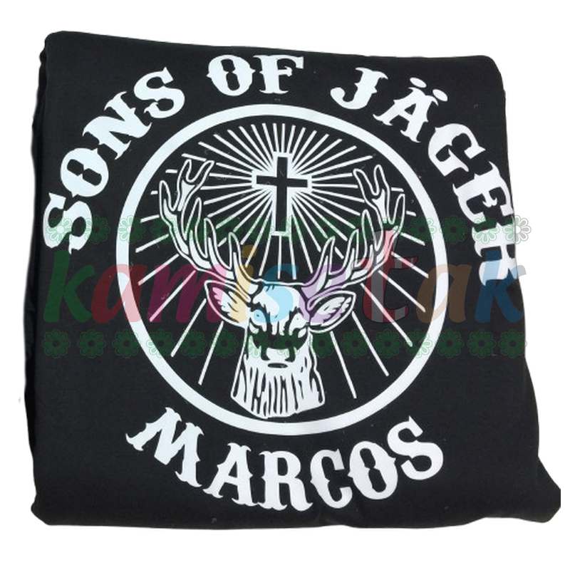 Camisetas negras de fiestas Sons of Jager