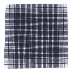 Pañuelo de cuadros azul, sin personalizar.