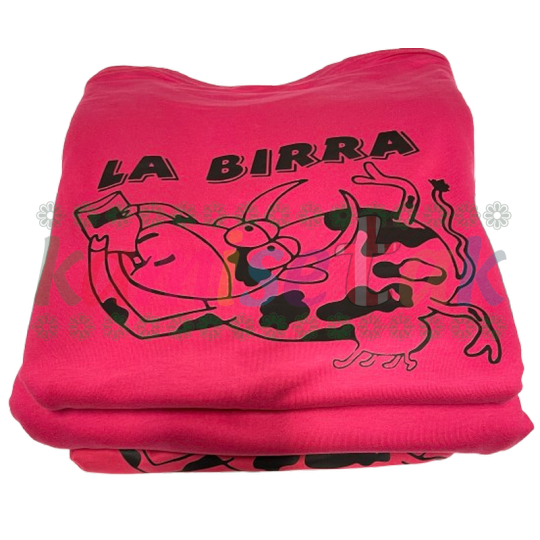 Sudaderas rojas de fiestas La Birra