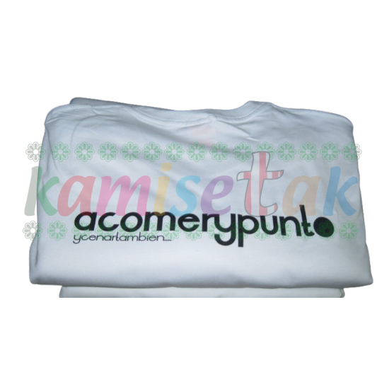 Camisetas blancas Restaurante A Comer y Punto