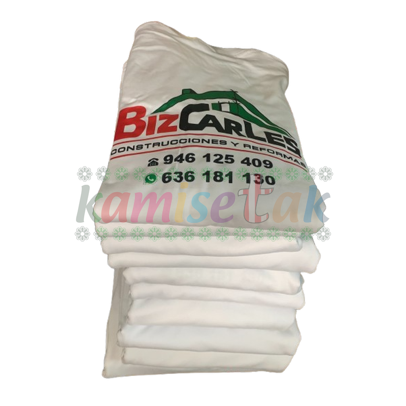 Camisetas blancas Reformas Bizcarles