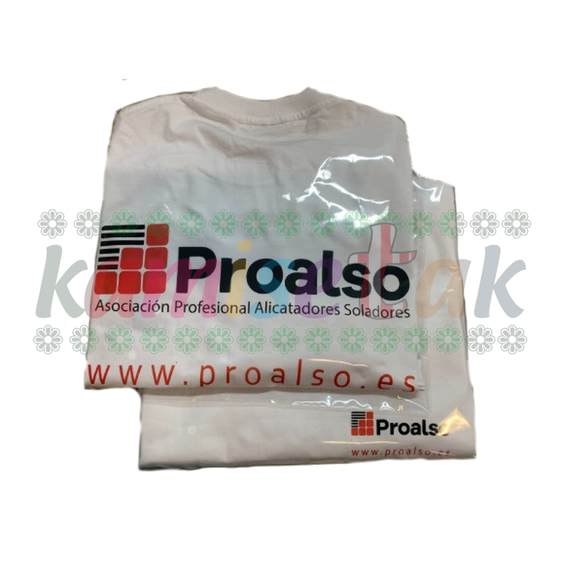 Camisetas blancas de PROALSO, Asociación Profesional de Alicatadores