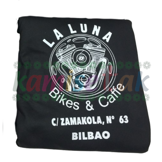 Camisetas negras Bar Café LA LUNA