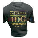 Camiseta negra Reformas IDG