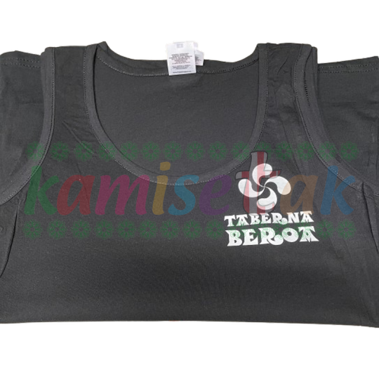 Camisetas negras de tirantes Taberna BEROA