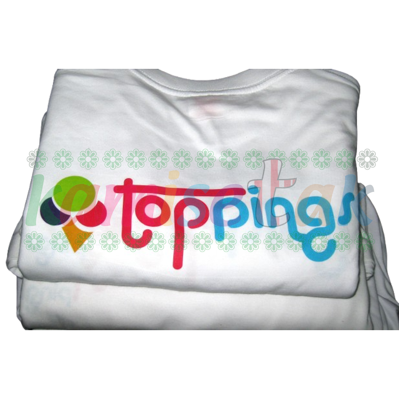 Camisetas blancas TOPPINGS