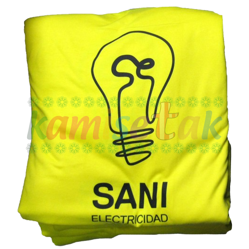Camisetas amarillas SANI electricidad