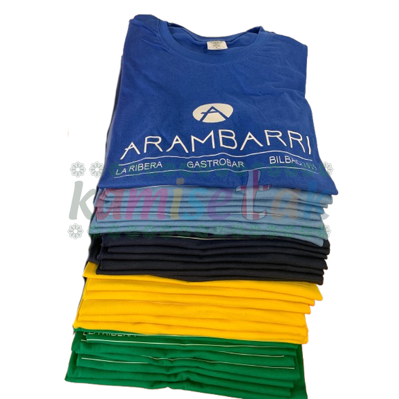 Camisetas de colores Bar Aranbarri