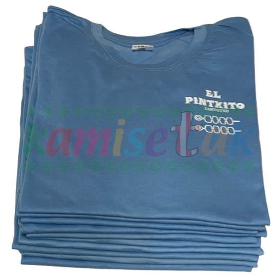 Camisetas azules Bar El Pintxito de Santutxu