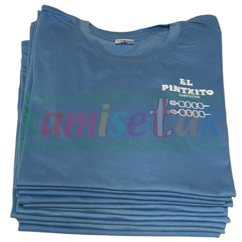 Camisetas azules Bar El Pintxito de Santutxu