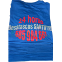 Camisetas azules DESATASCOS SANTUTXU