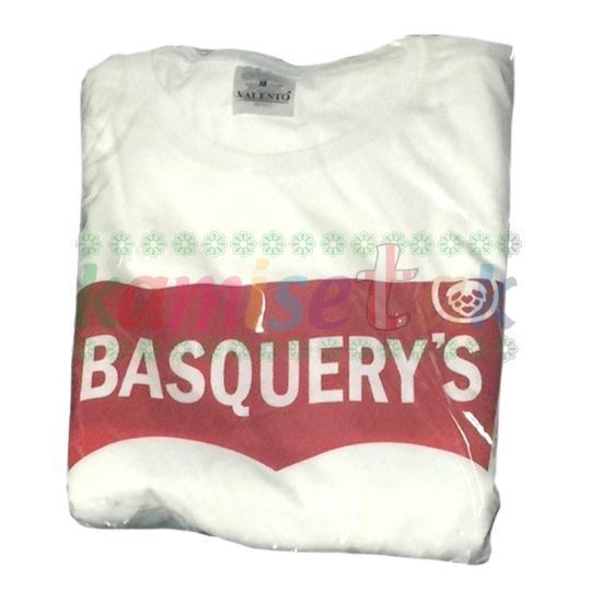 Camisetas blancas panadería BASQUERYS