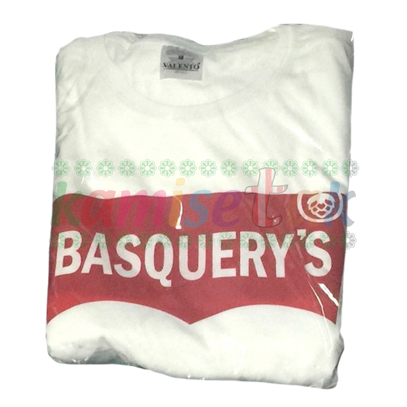 Camisetas blancas panadería BASQUERYS