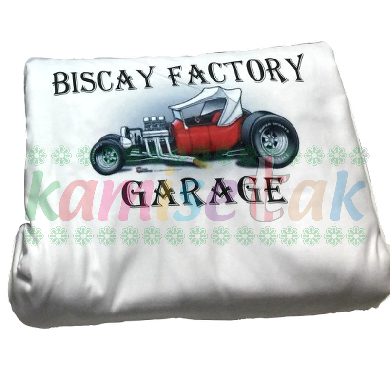 Camisetas blancas BISCAY FACTORY Garage