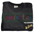Camisetas negras peluquería BBA