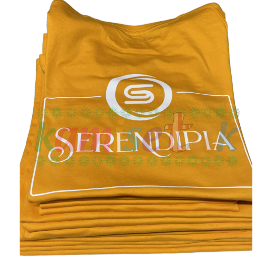 Camisetas doradas restaurante SERENDIPIA de Barakaldo