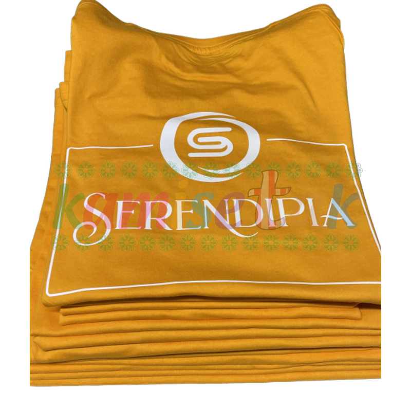 Camisetas doradas restaurante SERENDIPIA de Barakaldo