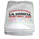 Camisetas blancas de Construcciones LA ERMITA