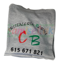 Camisetas grises de Cristalería Berna