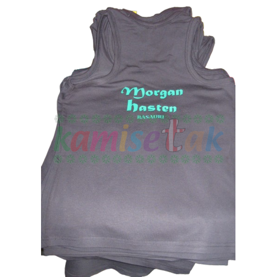 Camisetas negras de tirantes del Bar Morgan Hasten de Basauri